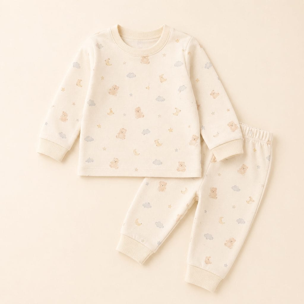 Bộ pyjama cotton dài tay